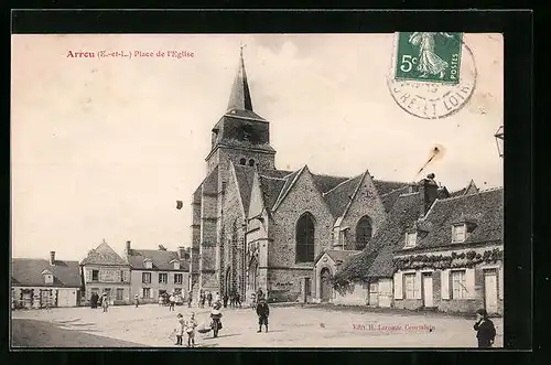 AK Arrou, Place de l'Eglise