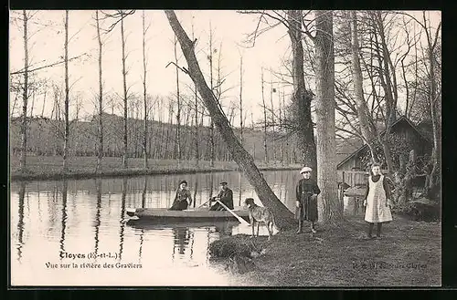 AK Cloyes, Vue sur la rivière des Graviers