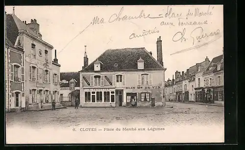 AK Cloyes, Place du Marché aux Légumes