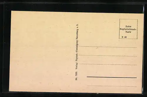 AK Naumburg a. S., Partie am Kriegerdenkmal