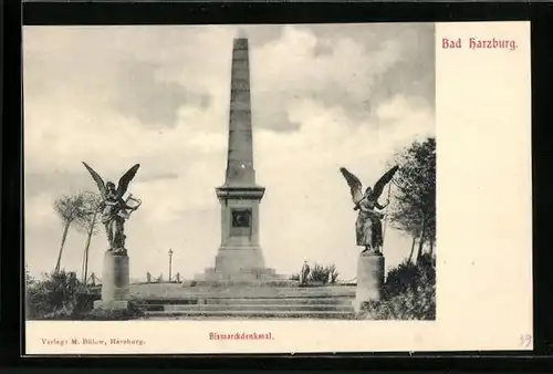 AK Bad Harzburg, am Bismarckdenkmal