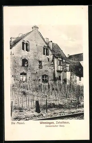 AK Winningen / Mosel, am Zehnthaus