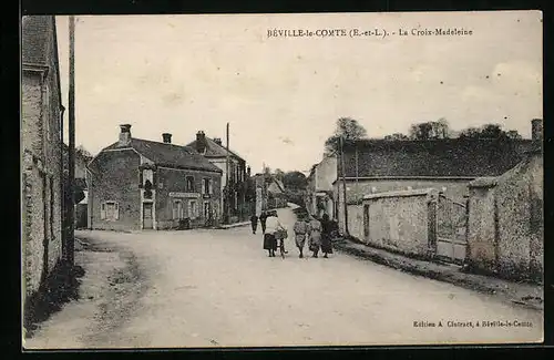 AK Béville-le-Comte, la Croix-Madeleine