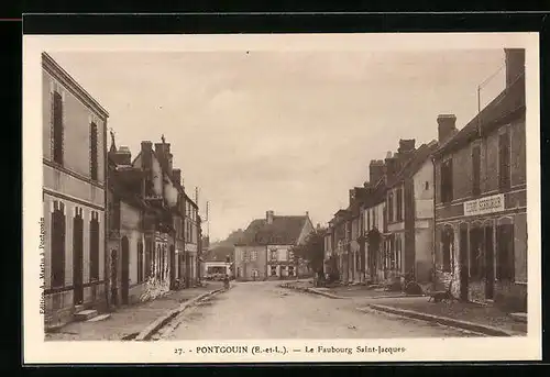 AK Pontgouin, le Faubourg Saint-Jacques