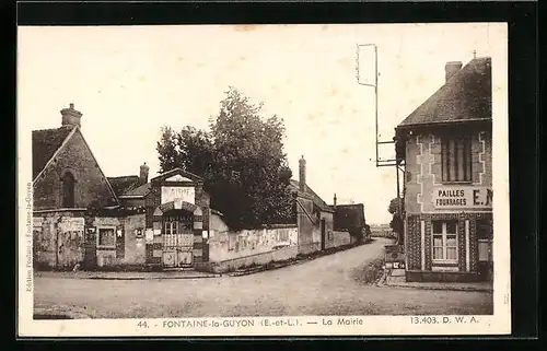 AK Fontaine-la-Guyon, la Mairie