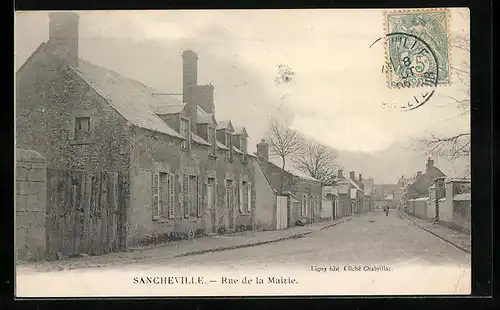 AK Sancheville, Rue de la Mairie