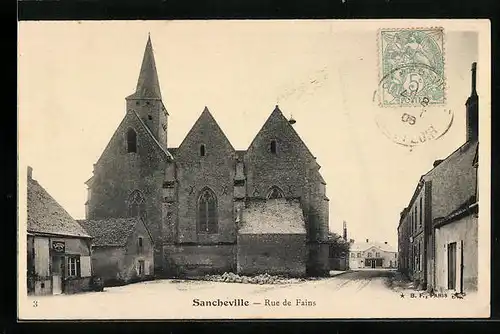 AK Sancheville, Rue de Fains