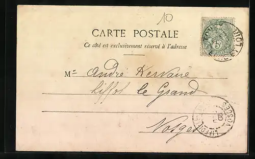 AK Toury, Rue de la Gare, Grand Chantier du Chemin de Fer