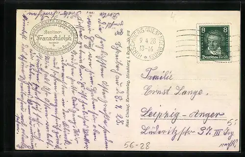 AK Partie an der Zackelfallbaude