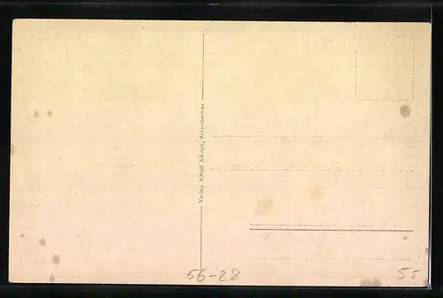 AK Zackelfallbaude mit Eingang in die Zackelklamm