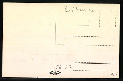 AK Wiesenbaude, Gebäudepartie im Riesengebirge