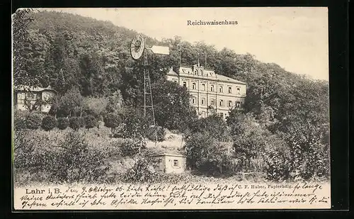 AK Lahr i. B., Blick auf Reichswaisenhaus