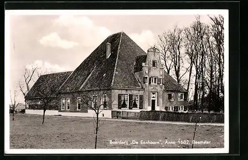 AK Beemster, Boerderij De Eenhoorn Anno 1682