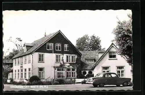 AK Beets, vor dem Gasthaus im Ort