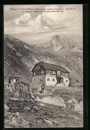 AK Arthur v. Schmidhaus der Sektion Graz d. D. u. Oe. A. V. mit Säuleck