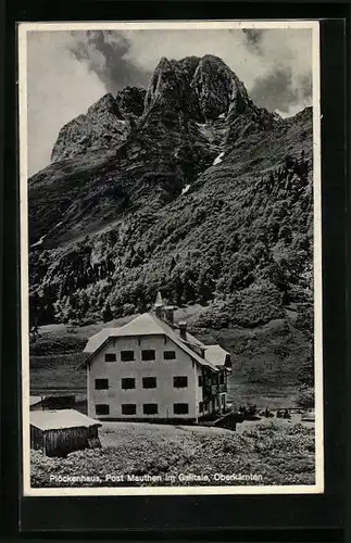 AK Plöckenhaus im Gailtale, Berghütte unter dem Berg in Oberkärnten