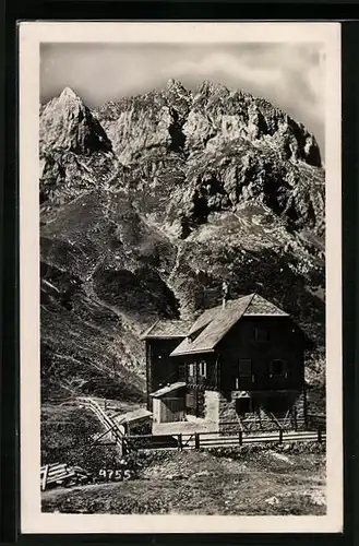 AK Hochweisssteinhaus gegen Hochalplspitzen