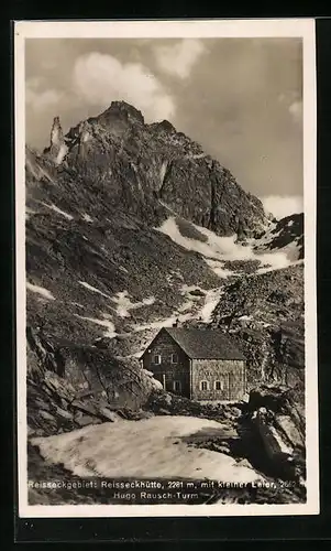 AK Reisseckhütte, an der Berghütte mit kleiner Leier