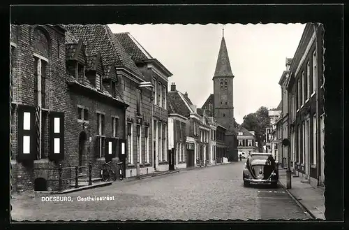 AK Doesburg, Gasthuisstraat, Kerk