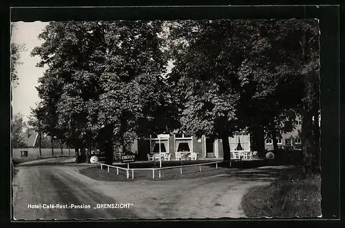 AK Holterhoek, vor dem Hotel cafe Restaurant Grenszicht