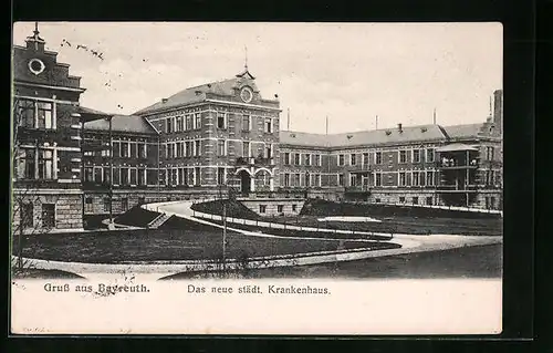 AK Bayreuth, Das neue städtische Krankenhaus