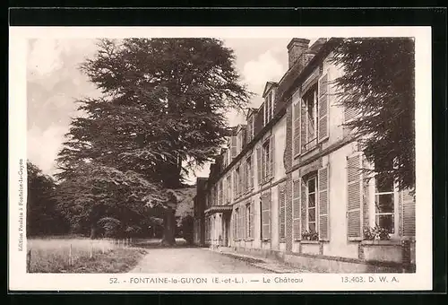 AK Fontaine-la-Guyon, le Chateau