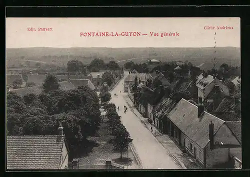 AK Fontaine-la-Guyon, Vue générale