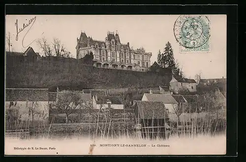 AK Montigny-le-Gannelon, le Chateau