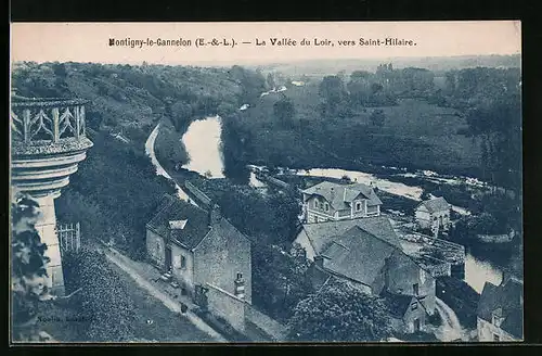 AK Montigny-le-Gannelon, la Vallée du Loir