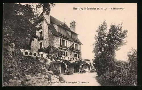 AK Montigny-le-Gannelon, l'Hermitage