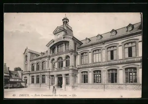 AK Dreux, École Communale des Garcons