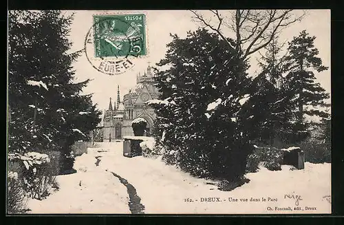 AK Dreux, Une vue dans le Parc