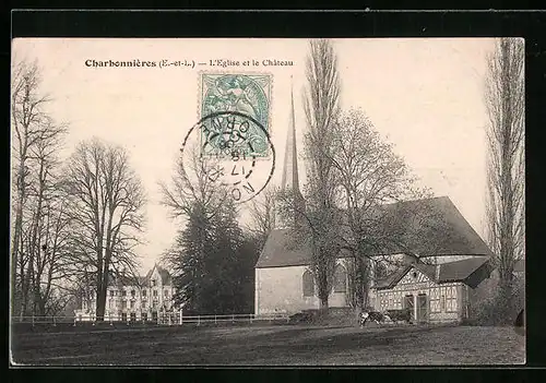 AK Charbonnières, L`Eglise et le Château