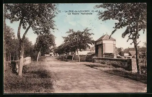 AK Le Gué-de-Longroi, La Route Nationale