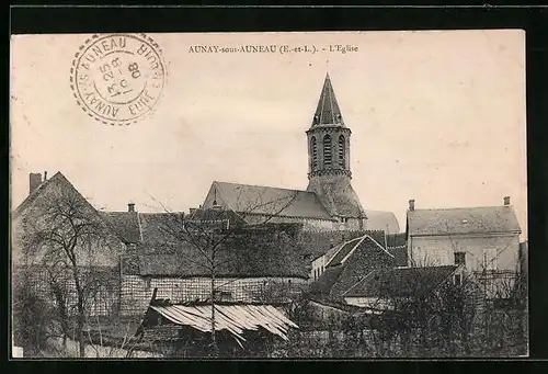 AK Aunay-sous-Auneau, L`Eglise