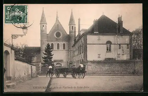 AK Chartres, Asile de Vieillards de Saint-Brice