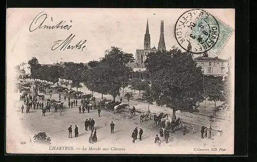 AK Chartres, Le Marché aux Chevaux