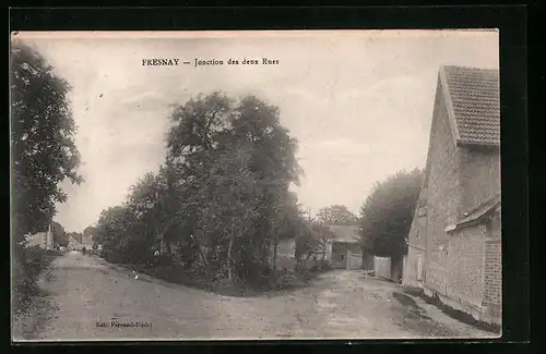 AK Fresnay, Jonction des deux Rues