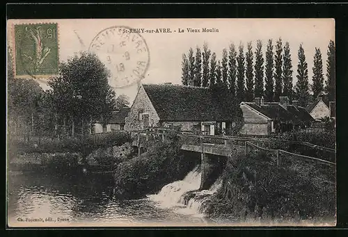 AK Saint-Rémy-sur-Avre, le Vieux Moulin