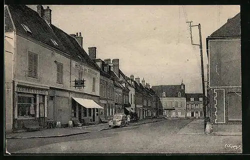AK Courville-s-Eure, Rue Carnot