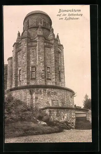 AK Kyffhäuser, Bismarckturm auf der Rothenburg