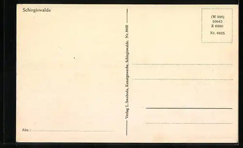 AK Schirgiswalde /O.-L., Teilansicht mit Kirche
