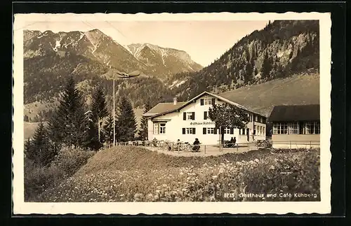 AK Oberstdorf, Gasthaus-Café Kühberg