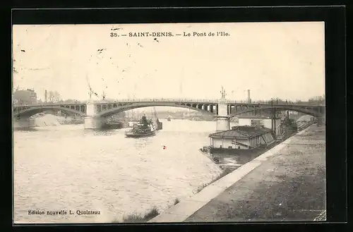 AK Saint-Denis, le Pont de l'Ile