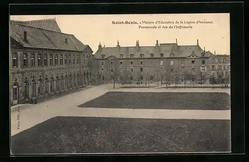 AK Saint-Denis, Maison d'Education de la Légion d'honneur, Promenade et vue de l'Infirmerie