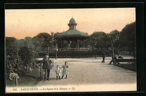 AK Saint-Denis, le Square et le Kiosque