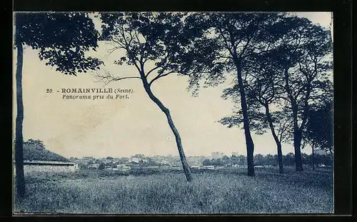 AK Romainville, Panorama pris du Fort