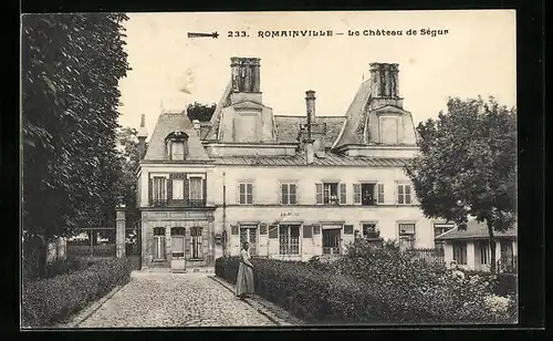 AK Romainville, le Chateau de Ségur