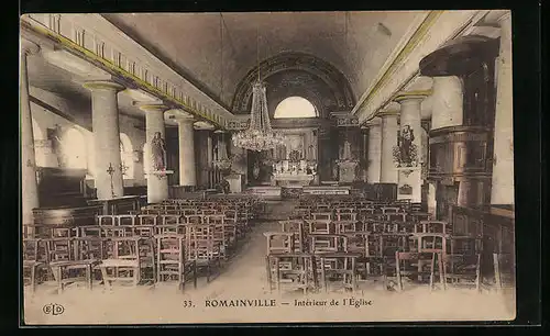 AK Romainville, Intérieur de l'Église