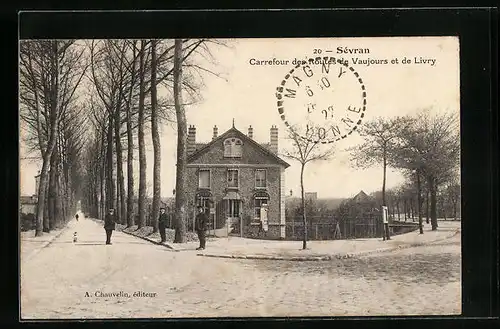 AK Sévran, Carrefour des Routes de Vaujours et de Livry